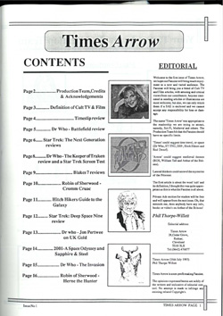 Times Arrow 1 Contents